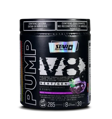 PumpV8-ACAI_0a4d191e-85bc-450f-9bed-63e0f4a9cb6a PUMP V8 STAR NUTRITION X285GR